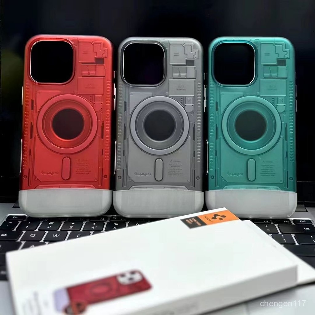 ✨桃園發貨✨spigen新款磁吸iPhone16promax手機殻G3 14pro全包防摔13保護套