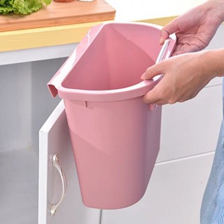 【新品推薦】掛壁式垃圾桶加厚塑膠壁掛式創意廚櫃大號收納桶家用廚房壁分類