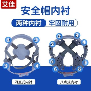 🔥臺灣出貨🔥安全帽內襯 施工帽內襯 可拆卸四點式通用吸汗配件工地頭盔玻璃鋼旋轉耐用帽襯
