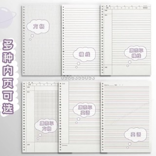 桃園出貨👋A4/B5筆記本記憶本 康奈爾活頁筆記本記憶本 網格/橫線加厚 高效記憶學生推薦