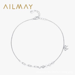 AILMAY✨正品授權✨香港直發s925純銀甜美蝴蝶結手鏈女日韓流行小眾設計奶油甜美風氣質手飾品 純銀手環 簡約手環