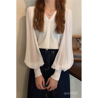 女生毛衣 針織 春季毛衣女 薄款 白色長袖針織衫女春夏季薄款外搭防曬開衫新款溫柔風短款上衣