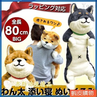 Yoyo乁日本正版ins柴犬 狗狗公仔 80cm大玩偶 毛絨玩具 人形睡覺抱枕 公仔 寵物 安撫 抱枕 絨毛娃娃