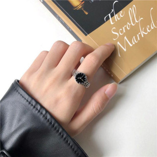 免運💍 韓國手錶戒指簡約ins指環個性設計女款網紅食指情侶小眾高階感韓國 純銀戒指 戒指男女告白禮物 情侶對戒 銀飾
