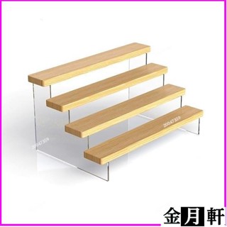 ✨臺灣發貨 手辦模型展示架 實木階梯展示架 手辦收納架 盲盒收納架 積木展示架子家用實木動漫模型展示架 實木模型階梯形