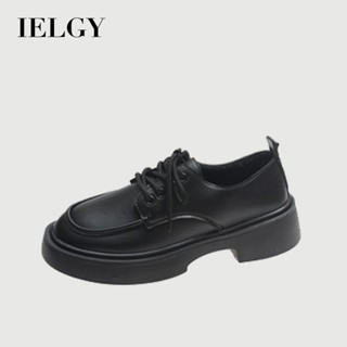 IELGY 女款英倫風百搭休閒增高樂福鞋