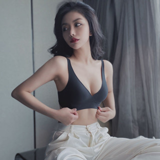 𝑩𝑮 輕薄透氣~無痕內衣女 聚攏防下垂內衣女 收副乳上託性感小胸無鋼圈調整型內衣 薄款文胸罩 女生內衣