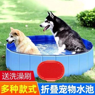 【限時特賣】寵物洗澡盆 便攜式戶外泡澡桶 可折疊洗澡盆寵物狗狗洗澡盆可折疊中大型犬專用遊泳池貓咪浴盆金毛浴缸洗澡桶