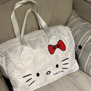 悅裡ようひん家居屋 Hello/Kitty旅行包卡通可愛行李箱單肩手提健身包旅行袋大容量斜挎