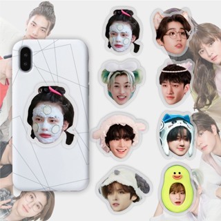 Kpop Stray Kids 新款亞克力手機安全氣囊可伸縮支架 DIY Avatar Hwang Hyun-jin F