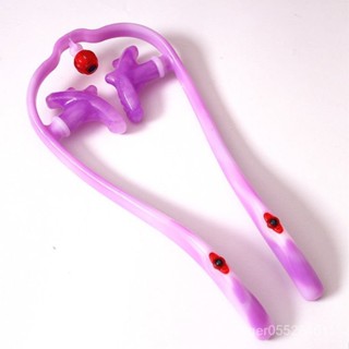 【臺灣發售】 頸椎按摩器 肩頸按摩器 頸椎滾輪按摩器 頸椎按摩器肩頸家用手動夾脖子捏脖子淋巴疏通頸部揉捏頸夾器神器