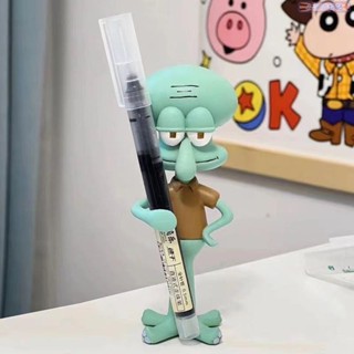 免運✨可愛卡通花枝哥筆託梳子剃鬚刀桌面收納架高顏值物架創意桌面擺件