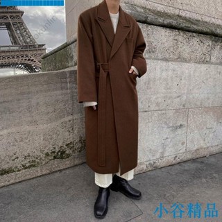 ✨紐智精品✨優選NTZOZ毛呢大衣男中長款秋冬加厚韓版潮流寬鬆雙面呢風衣毛呢外套ABAB