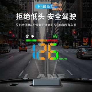 免運/可到付車載HUD抬頭顯示器汽車北斗衛星GPS多功能測速儀高畫質儀錶顯示器H4
