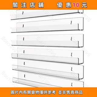 墻上免打孔壁掛收納架化妝品貨架美甲店亞剋力置物架掛墻多層#lion180895