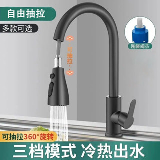 水龍頭 廚房收龍頭 單冷水龍頭 冷熱水龍頭 304不鏽鋼水龍頭 銅芯 浴室櫃水龍頭 單孔 雙控水龍頭 可伸縮水龍頭 拉絲