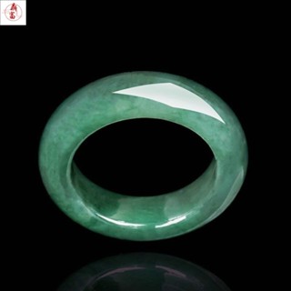 玉戒指 翡翠戒指男女油青玉天然冰種男士玉石指環情侶女戒戒圈