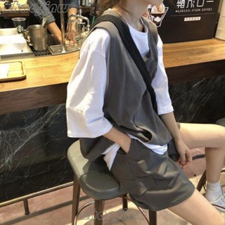 💦新款 熱銷 新品熱銷胖MM特大尺碼150公斤休閒運動服套裝女夏學生工裝寬鬆時尚短褲三件式2大尺碼套裝