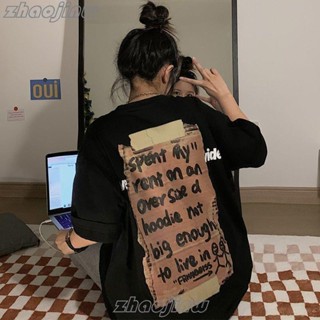 💦新款 熱銷 種草100%純棉美式高街復古短袖T恤女夏季寬鬆歐美hiphop炸街短袖上衣大尺碼T