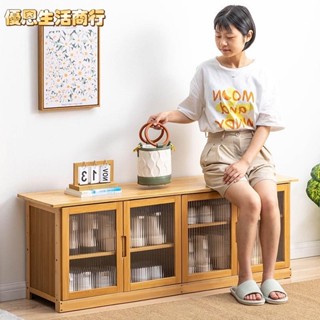 🔷優恩生活商行🔷鞋櫃 門口進門靠墻鞋架子 多層櫃 出租房屋 實木入戶簡易收納櫃 防塵櫃 收納櫃 鞋架 收納架 收納鞋