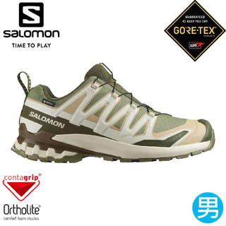 【SALOMON 索羅門 男 XA PRO 3D V9 GTX健野鞋《深藻綠/灰褐/深棕》】478202/健走鞋