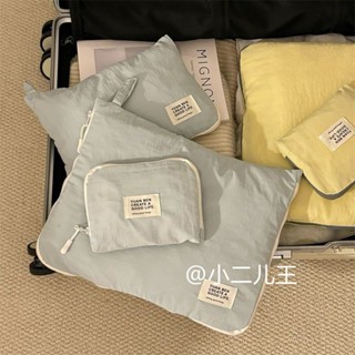 【桃園出貨】行李袋 旅行收納袋 飛機包 旅行 收納袋 旅遊袋子 衣服 內衣分裝 整理 多功能 便攜衣物 行李箱 收納包