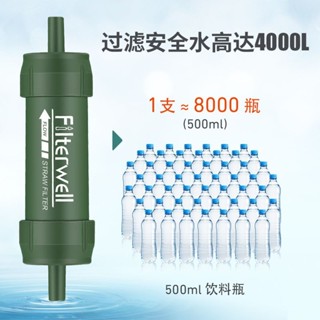 4.2 戶外濾水器 凈水器便攜式戶外生命飲水吸管過濾取水單兵野外生存裝備 戶外應急濾水器 過濾生飲殺菌 過濾器