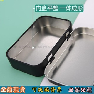✨熱賣✨ 加厚馬口鐵盒子磨砂方形金屬收納盒茶葉罐子禮品喜糖包裝盒藥盒