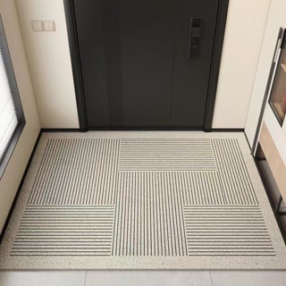 【專業客製化地毯】 現代簡約絲圈地墊入戶門耐臟耐磨防滑腳墊玄關刮泥蹭土可裁剪地毯