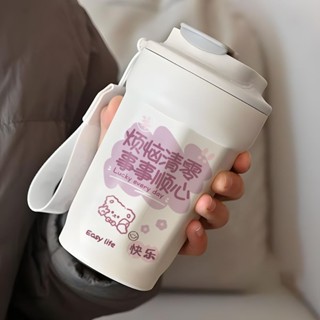 免運 臺灣出貨 保冷杯 小保溫杯 隨身杯 保溫咖啡杯 辦公室水杯咖啡杯學生水杯316不鏽鋼保溫杯吸管車載隨行車載