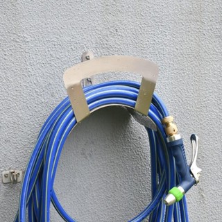 臺灣出貨 水管收納架 水管架 水管掛勾 水管收納 不銹鋼收納架繞管架洗車水管架繞管器家用捲管器 壁掛架水管架子