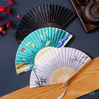 🔥店鋪熱銷🔥 扇子摺扇古風中國風男女漢服旂袍舞蹈兒童學生古風隨身折疊小巧扇