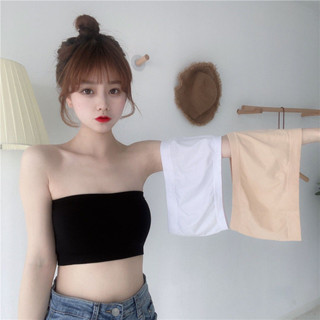 【YTT】內衣 內衣褲 女生內衣 無痕 聚攏 性感 無肩帶內衣女學生美背上衣抹胸內衣防走光小胸內搭外穿一字肩裹胸
