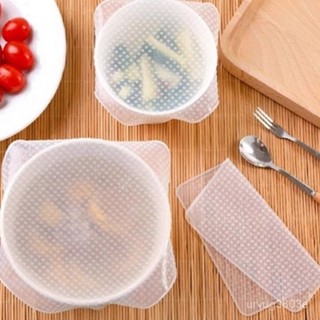 臺灣熱賣🔥【1848次迴購】食品級矽膠保鮮膜碗蓋微波爐加熱蓋防塵蓋冰箱冷藏正方形保鮮膜 PXZN