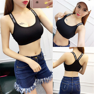 Sexy Lady必備💝無縫內衣女 透氣美背裹胸 無鋼圈運動少女文胸瑜伽背心