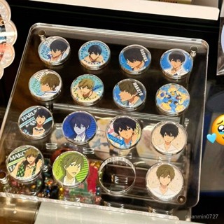 🌟精選優品🌟【4.18】迷你紐扣吧唧亞克力展示架多孔徽章收納盒穀子穀美2-20宮格可定製