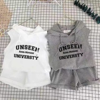 ✨波比童裝✨80-110男童套裝-兒童背心連帽套裝夏裝新款短褲男女童套裝寶寶中大小童洋氣兩件套/透氣短褲/休閒套裝