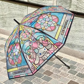 桃園發貨「卡通雨傘」免運 三麗鷗玻璃彩繪 雨傘 -玉桂狗傘衕款長柄傘可愛