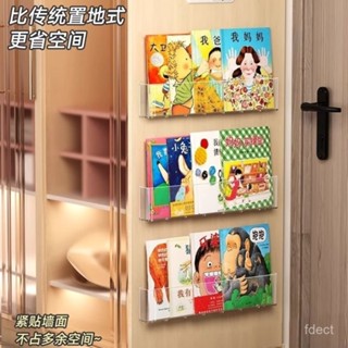 🔥桃園有貨🔥免打孔亞克力書架電錶箱裝飾掛墻繪本置物架幼兒園兒童走廊壁掛式 SASV