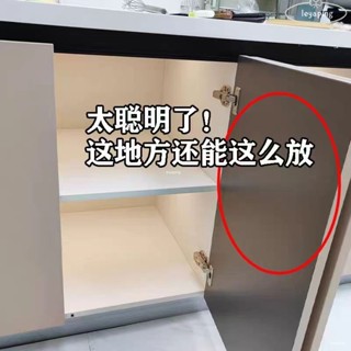 品質家居🏅廚房洞洞闆 櫥櫃 門後滑軌 抽拉 收納架 夾縫 收納整理神器 壁掛置物架 廚房洞洞闆 櫥櫃 門後滑軌 抽拉P
