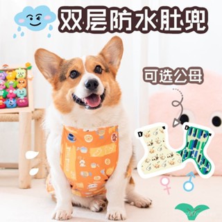 【折扣連連🐕精品】【3969人收藏】柯基防水防臟肚兜 雨天防著涼護肚衣服 防雨薄款雨衣法鬥小型犬