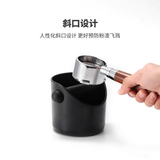 咖啡渣桶 咖啡渣盒 粉渣桶 咖啡用具 咖啡器具 敲渣盒 咖啡渣桶家用吧臺意式半自動咖啡機廢粉渣小號加厚敲渣桶收納渣盒