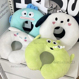 ✨新店大促✨卡通 便攜形枕 U型護頸枕 填充 三色可選 U型枕 旅行枕 午睡枕 保護肩頸 趣野