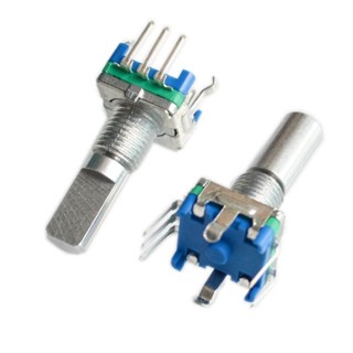永順旋轉編碼器 編碼開關/EC11/音響數字電位器 帶開關 五腳柄長20MM