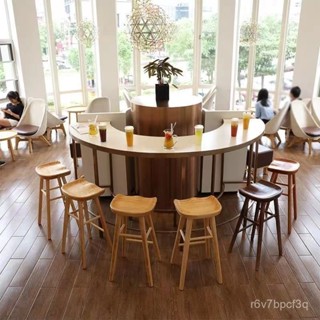 北歐吧臺椅實木家用吧臺椅子高腳凳現代簡約吧椅吧凳酒吧高腳凳 吧臺椅 高腳椅 酒吧椅 高腳凳 靠背椅 餐椅 中島椅 椅子