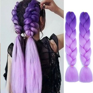 【臺灣出貨】【58%迴購率】非洲臟辮假髮女雙色漸變色接髮絲兒童演出舞臺彩繪泡泡辮編髮材料