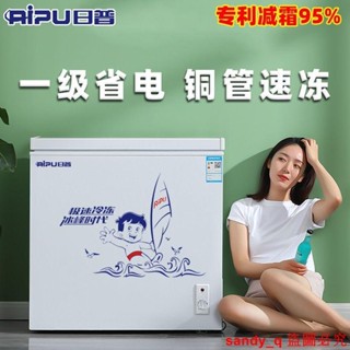 【店鋪熱銷】【可開統編 訂金價格】日普一級節能小冰櫃家用小型全冷凍箱冷藏兩用迷你無霜商用冷櫃