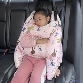 促銷低價🔥兒童靠枕車上汽車睡枕抱枕 兩用汽車頭枕護頸枕 車載用品睡覺神器 cL3T
