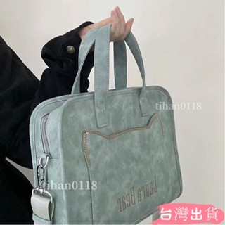 大容量筆電包手提平板包筆記本電腦包女好看適用華為14蘋果華碩聯想商務通單肩手提包電腦包收納包tihan0118