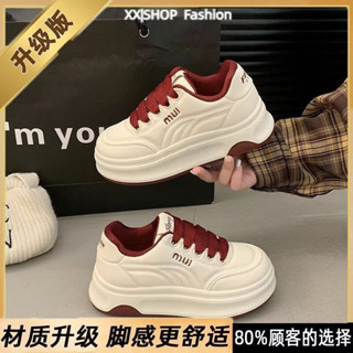 【XX|茜茜 SHOP】免運 懶人拖鞋 夏季懶人鞋 平底休閒鞋歐倫啄木鳥時尚厚底運動休閒鞋 百搭圓頭小白鞋增高女闆鞋